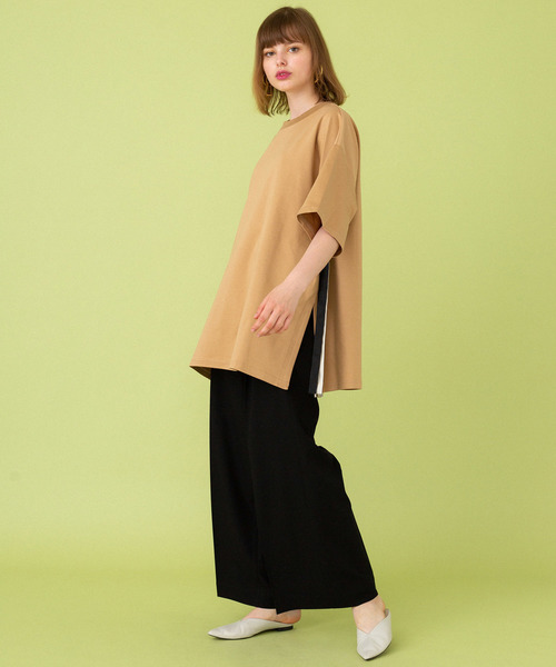 UNITED TOKYO（ユナイテッドトウキョウ）の「ウォッシャブルワイドパンツ（その他パンツ・レディース・ブラック/パープル/アイボリー/ブルー・1/2/3）」の18枚目の写真