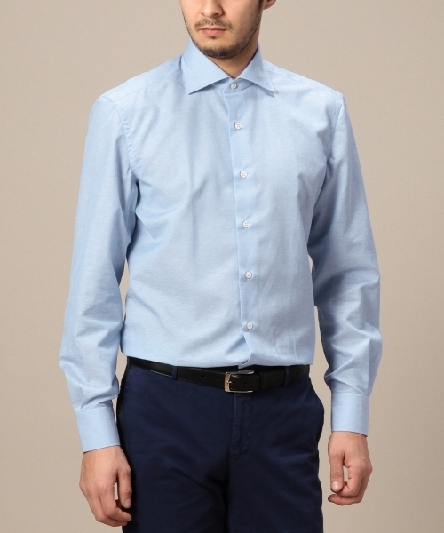 UNITED ARROWS(ユナイテッドアローズ)の「ERRICO SOLID LIN WD(シャツ/ブラウス・メンズ・ライトブルー・38cm/40cm/39cm)」の9枚目の写真