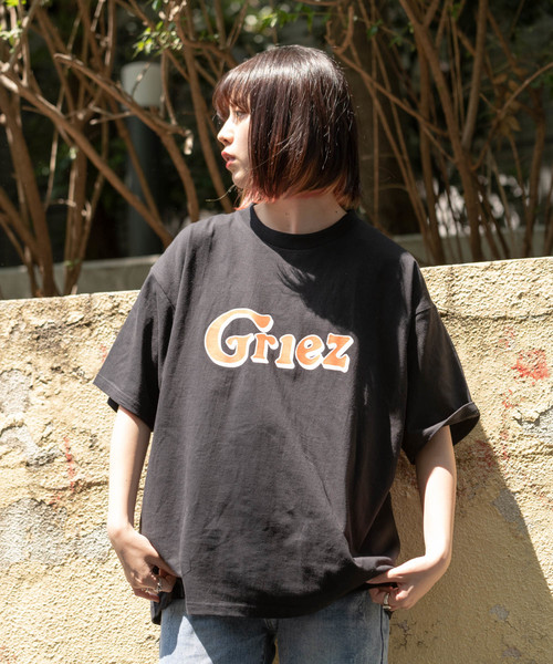 GRIEZ（グリーズ）の「GRIEZ　ビックロゴプリントＴシャツ（Tシャツ/カットソー・メンズ・ホワイト/ブラック・MEDIUM/LARGE）」の6枚目の写真