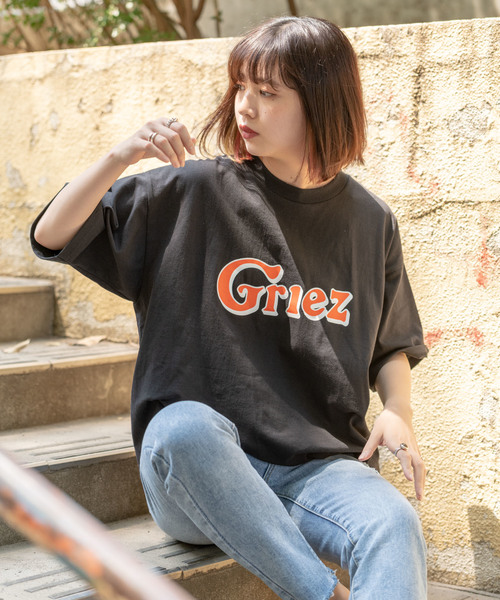 GRIEZ（グリーズ）の「GRIEZ　ビックロゴプリントＴシャツ（Tシャツ/カットソー・メンズ・ホワイト/ブラック・MEDIUM/LARGE）」の16枚目の写真