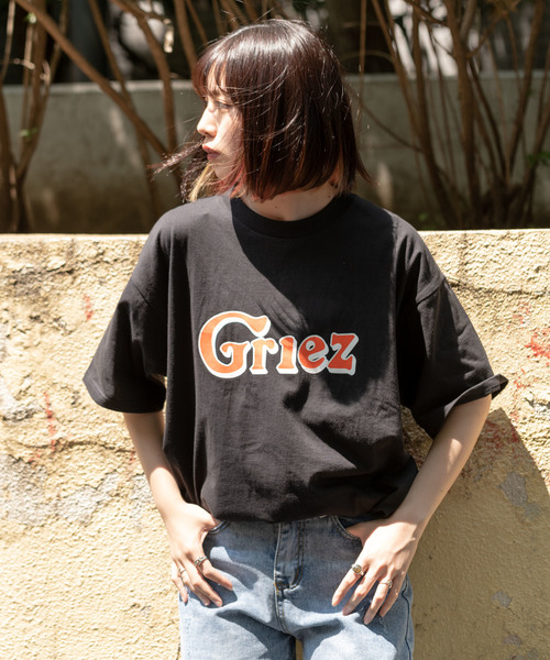 GRIEZ（グリーズ）の「GRIEZ　ビックロゴプリントＴシャツ（Tシャツ/カットソー・メンズ・ホワイト/ブラック・MEDIUM/LARGE）」の8枚目の写真