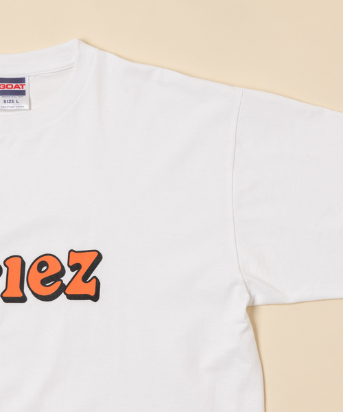 GRIEZ（グリーズ）の「GRIEZ　ビックロゴプリントＴシャツ（Tシャツ/カットソー・メンズ・ホワイト/ブラック・MEDIUM/LARGE）」の5枚目の写真