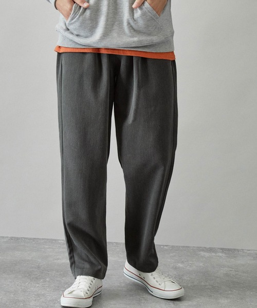 MONO-MART（モノマート）の「TRストレッチシェフパンツ/TR CHEF PANTS（その他パンツ・メンズ・チャコールグレー/ブラック/ネイビー/ブラック系その他/ブラウン系その他/ベージュ系その他/ブラック系その他2/ブラウン系その他2/ブラウン/ライトグリーン/サックスブルー/ライトグレー・S/M/L）」の4枚目の写真