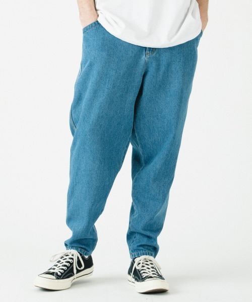 rehacer(レアセル)の「rehacer : Joint Wide Easy Denim / ジョイント ワイド イージーデニム(デニムパンツ・メンズ・ダークインディゴブルー/ライトインディゴブルー・SMALL/MEDIUM/LARGE)」の3枚目の写真