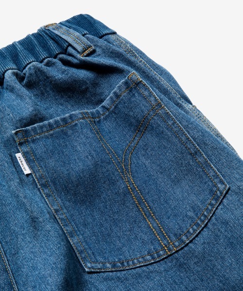 rehacer(レアセル)の「rehacer : Joint Wide Easy Denim / ジョイント ワイド イージーデニム(デニムパンツ・メンズ・ダークインディゴブルー/ライトインディゴブルー・SMALL/MEDIUM/LARGE)」の11枚目の写真
