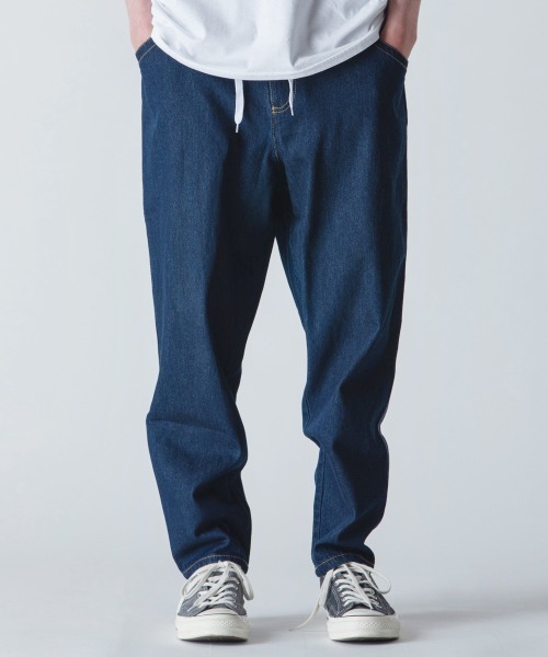 rehacer(レアセル)の「rehacer : Joint Wide Easy Denim / ジョイント ワイド イージーデニム(デニムパンツ・メンズ・ダークインディゴブルー/ライトインディゴブルー・SMALL/MEDIUM/LARGE)」の15枚目の写真