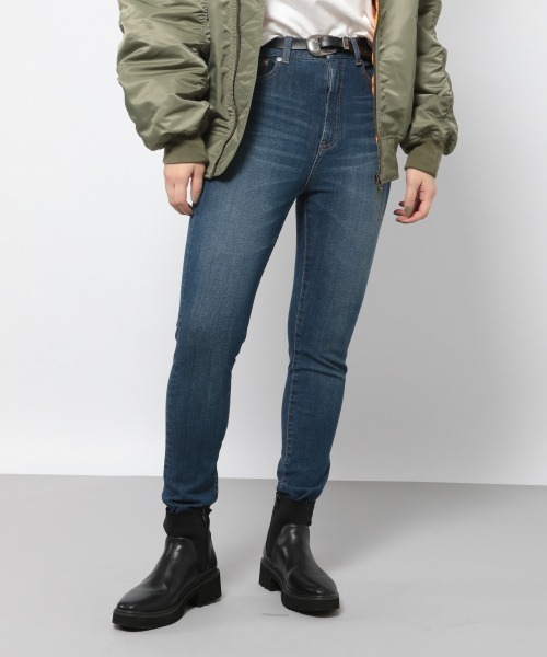 PAGEBOY（ページボーイ）の「ストレッチデニムスキニーパンツ【20SS】（デニムパンツ・レディース・ブラック/インディゴブルー/ブルー・25inch/26inch/27inch）」の3枚目の写真