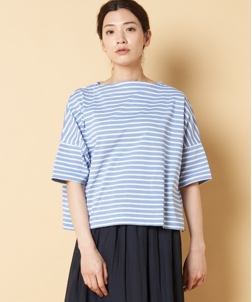 【TWW】IENA 別注 BIG MARINE BOATNECK プルオーバー IENA（イエナ）の「【TRADITIONAL WEATHERWEAR】 IENA 別注 BIG MARINE