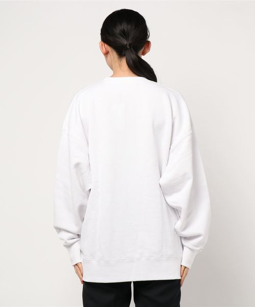 LOWRYS FARM（ローリーズファーム）の「【WEB限定】スウェットＢＩＧプルオーバー　867174（スウェット・レディース・オフホワイト/ネイビー/ブルー系その他・FREE）」の5枚目の写真