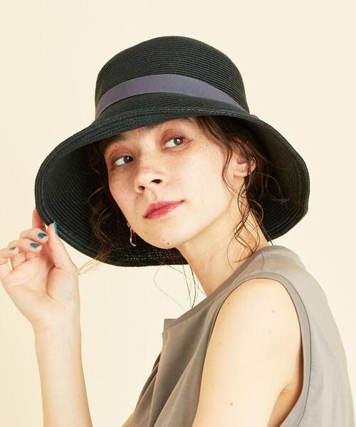 【新品タグ付】UNITED ARROWS ペーパーハット ネイビー UV 40% BEAUTY&YOUTH UNITED ARROWS（ビューティーアンドユース