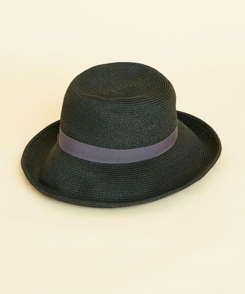 BEAUTY&YOUTH UNITED ARROWS（ビューティーアンドユースユナイテッドアローズ）の「BY∴ ペーパーホールドリボンハット о（ハット・レディース・ブラック/ブラウン/ベージュ・FREE）」の6枚目の写真