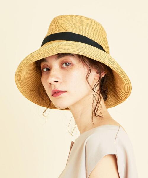 BEAUTY&YOUTH UNITED ARROWS（ビューティーアンドユースユナイテッドアローズ）の「BY∴ ペーパーホールドリボンハット о（ハット・レディース・ブラック/ブラウン/ベージュ・FREE）」の13枚目の写真