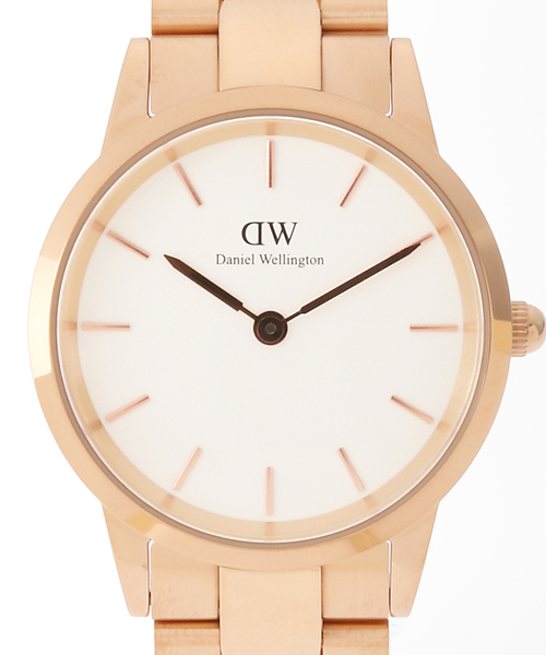 HIROB(ヒロブ)の「DW00100211 ICONIC LINK 32RG White【 ウォッチ 】(アナログ腕時計・レディース・ピンク・FREE)」の12枚目の写真