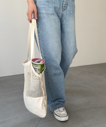 CANAL JEAN（キャナルジーン）の「DULTON COTTON HALF MESH BAG コットンハーフメッシュバッグS（トートバッグ）」
