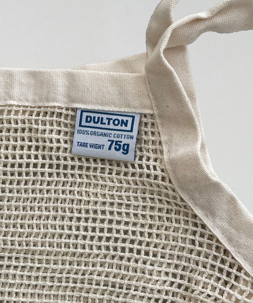 CANAL JEAN(キャナルジーン)の「DULTON COTTON HALF MESH BAG コットンハーフメッシュバッグS(トートバッグ・レディース・アイボリー/グリーン/イエロー/グレー・SMALL)」の12枚目の写真