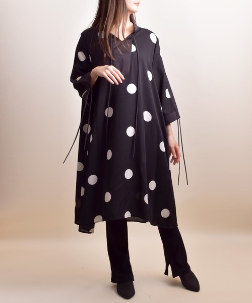 White Bigドットワンピース Lc ワンピース Tone Select Wear トーンセレクトウェア のファッション通販 Zozotown