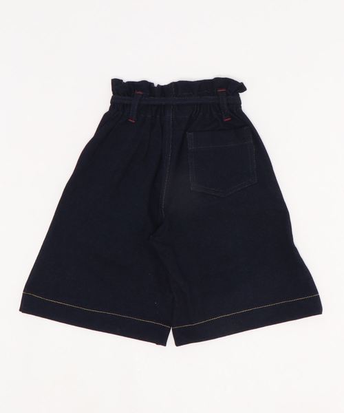 RAGMART（ラグマート）の「ニットデニムキュロット（デニムパンツ・キッズ・カーキ/ネイビー・90cm/80ｃｍ）」の3枚目の写真