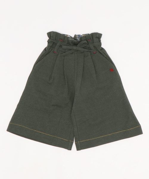 RAGMART（ラグマート）の「ニットデニムキュロット（デニムパンツ・キッズ・カーキ/ネイビー・90cm/80ｃｍ）」の4枚目の写真