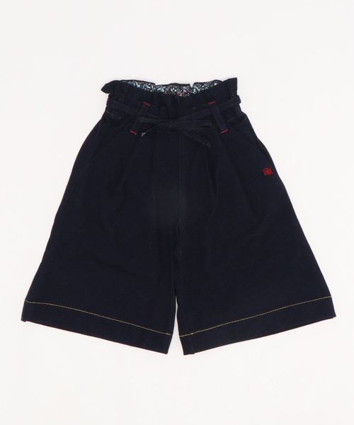 RAGMART（ラグマート）の「ニットデニムキュロット（デニムパンツ・キッズ・カーキ/ネイビー・90cm/80ｃｍ）」の7枚目の写真