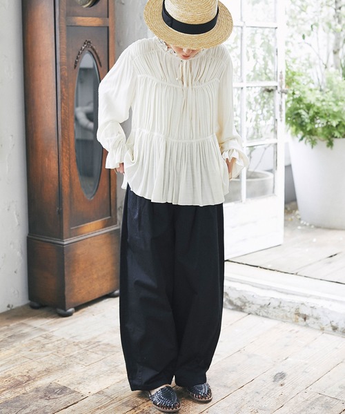 and R(アンドアール)の「サーカスパンツ(その他パンツ・レディース・ホワイト/ブラック/ベージュ/カーキ・FREE)」の9枚目の写真