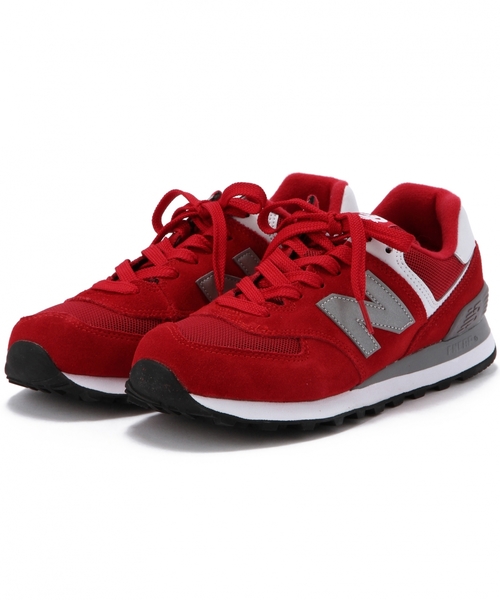 BEAUTY&YOUTH UNITED ARROWS（ビューティーアンドユースユナイテッドアローズ）の「BYBC new balance WL574 スニーカー ◆（スニーカー・レディース・ダークグレー/レッド・25cm/23cm/23.5cm/24.5cm/24cm）」の2枚目の写真