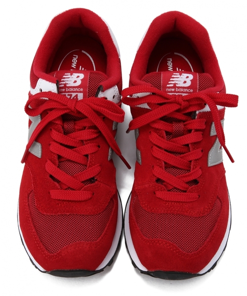 BEAUTY&YOUTH UNITED ARROWS（ビューティーアンドユースユナイテッドアローズ）の「BYBC new balance WL574 スニーカー ◆（スニーカー・レディース・ダークグレー/レッド・25cm/23cm/23.5cm/24.5cm/24cm）」の3枚目の写真
