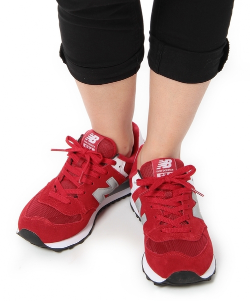 BEAUTY&YOUTH UNITED ARROWS（ビューティーアンドユースユナイテッドアローズ）の「BYBC new balance WL574 スニーカー ◆（スニーカー・レディース・ダークグレー/レッド・25cm/23cm/23.5cm/24.5cm/24cm）」の9枚目の写真