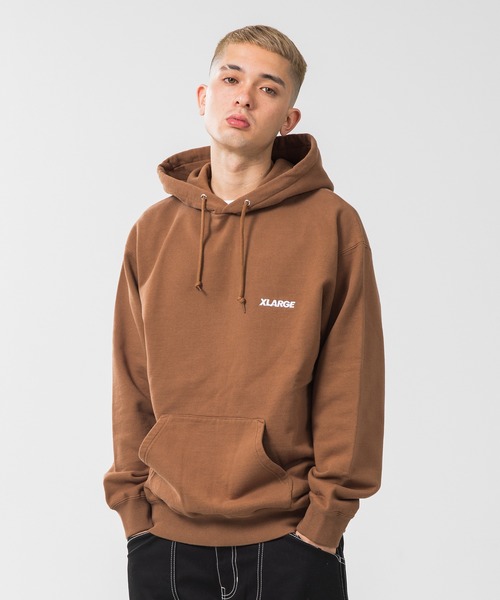 XLARGE ブラウン パーカー Lサイズ セール】【XLARGE】フロントロゴパーカー（パーカー）｜XLARGE