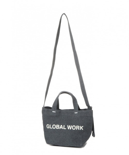 GLOBAL WORK(グローバルワーク)の「RC 2WAYロゴBAGミニ/887876(トートバッグ・レディース・グレー/パープル系その他5/ライトベージュ/ブラック/ホワイト・FREE)」の7枚目の写真