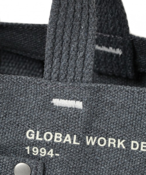 GLOBAL WORK(グローバルワーク)の「RC 2WAYロゴBAGミニ/887876(トートバッグ・レディース・グレー/パープル系その他5/ライトベージュ/ブラック/ホワイト・FREE)」の8枚目の写真