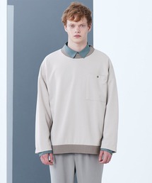 Loose/ルース | 【Loose】オーバーサイズ リブ配色 L/S カットソー(Tシャツ/カットソー)
