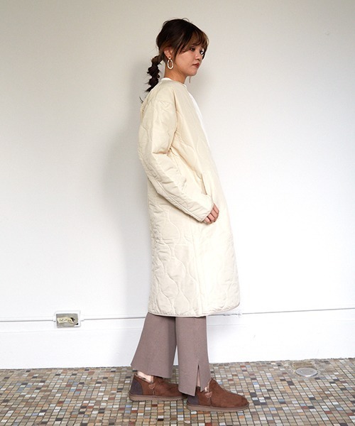 JELLY BEANS(ジェリービーンズ)の「ムートンスリッポンシューズ(214-134)JELLY BEANS(ジェリービーンズ)(ブーツ・レディース・ブラック/ブラウン/アイボリー/ダークグレー/キャメル・LL/S/M/L)」の14枚目の写真