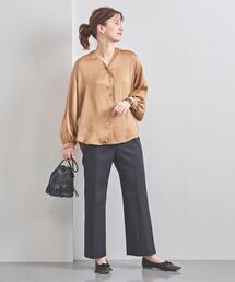UNITED ARROWS ○UBCB フロントダブル Vネック ブラウス◇