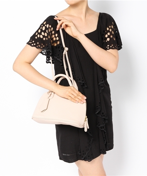 Heather(ヘザー)の「カラーミニボストンBAG 552891(ショルダーバッグ・レディース・ブラック/レッド/キャメル/アイボリー・FREE)」の11枚目の写真