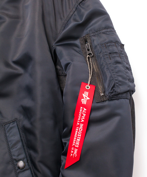 希少ALPHA×LEE MA-1 denim flight jacket y2k Men's Alpha x Lee