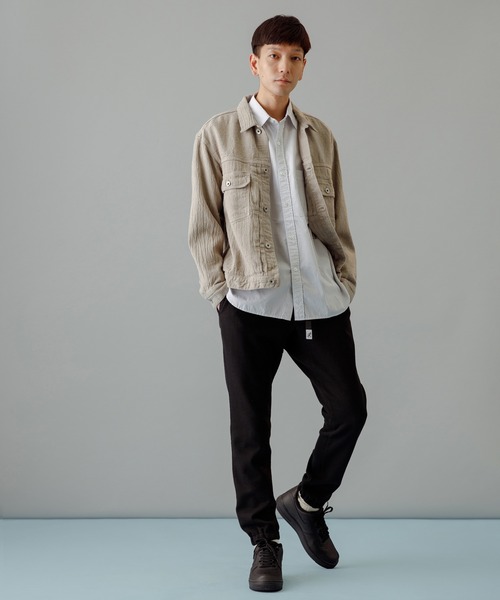 Gramicci（グラミチ）の「【GRAMICCI】別注COOLMAX JOGGER PANTS（スウェットパンツ・メンズ・チャコールグレー/ブラック・S/M/L/XL）」の4枚目の写真