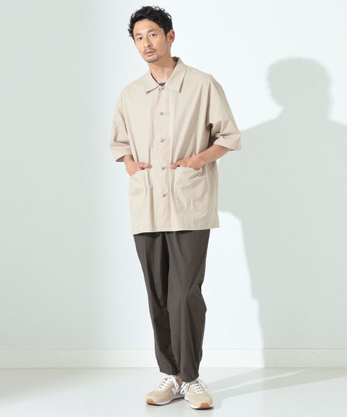 UNIVERSAL OVERALL(ユニバーサルオーバーオール)の「UNIVERSAL OVERALL × B:MING by BEAMS / 別注 チャイナ シャツ(シャツ/ブラウス・メンズ・ブラック/ベージュ/ダークブラウン・SMALL/LARGE/MEDIUM)」の7枚目の写真