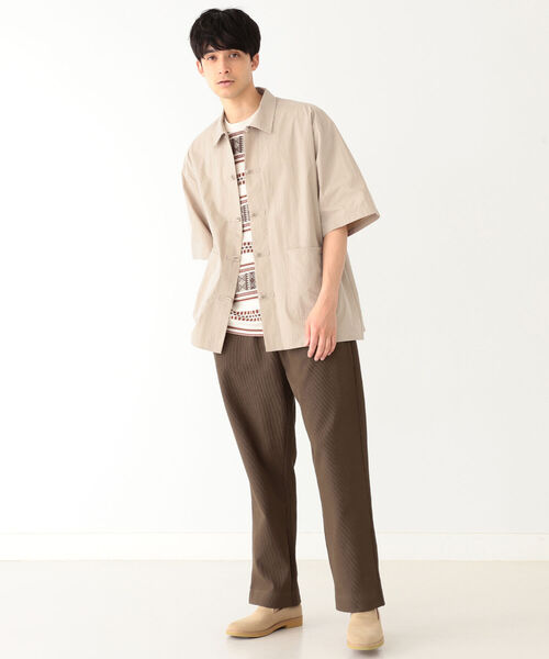 UNIVERSAL OVERALL(ユニバーサルオーバーオール)の「UNIVERSAL OVERALL × B:MING by BEAMS / 別注 チャイナ シャツ(シャツ/ブラウス・メンズ・ブラック/ベージュ/ダークブラウン・SMALL/LARGE/MEDIUM)」の11枚目の写真