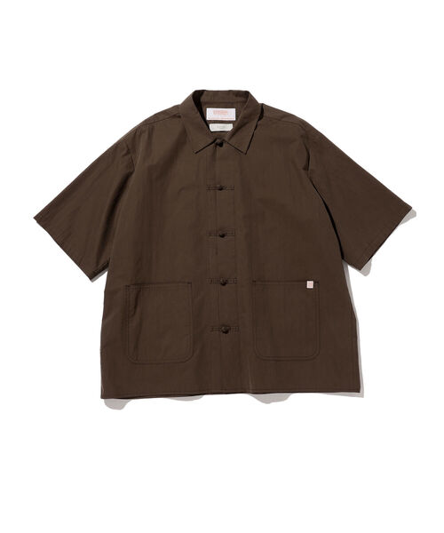 UNIVERSAL OVERALL(ユニバーサルオーバーオール)の「UNIVERSAL OVERALL × B:MING by BEAMS / 別注 チャイナ シャツ(シャツ/ブラウス・メンズ・ブラック/ベージュ/ダークブラウン・SMALL/LARGE/MEDIUM)」の16枚目の写真