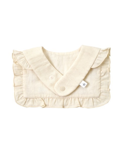 10mois（ディモワ）の「10mois チェリースタイ（スタイ/よだれかけ・キッズ・ホワイト/ベージュ・ONE SIZE）」の10枚目の写真