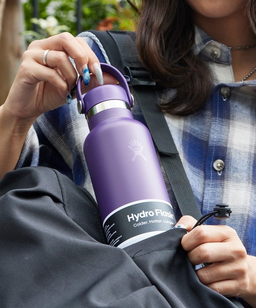 HYDRO FLASK（ハイドロフラスク）の「HydroFlask/ハイドロフラスク 18oz Standard Mouth ステンレスボトル 水筒 2026年春夏（グラス/マグカップ/タンブラー・メンズ・ホワイト/ライトブルー/エメラルドブルー/ブラック/ネイビー/オリーブ/ピンク/イエロー/ブルー/ダークグレー/ミント/シルバーグレー/ピンク系その他/シャーベット/レモンイエロー/レッド/オートミール/オレンジ/パープル/モカ/インディゴブルー/キナリ/ライトパープル/ダークオレンジ・FREE）」の15枚目の写真