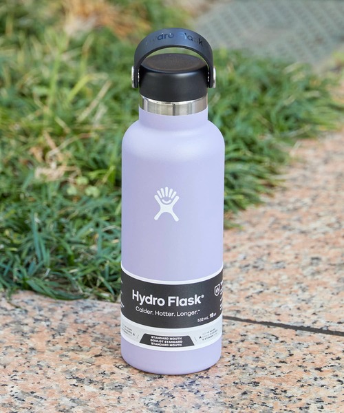 HYDRO FLASK（ハイドロフラスク）の「HydroFlask/ハイドロフラスク 18oz Standard Mouth ステンレスボトル 水筒 2026年春夏（グラス/マグカップ/タンブラー・メンズ・ホワイト/ライトブルー/エメラルドブルー/ブラック/ネイビー/オリーブ/ピンク/イエロー/ブルー/ダークグレー/ミント/シルバーグレー/ピンク系その他/シャーベット/レモンイエロー/レッド/オートミール/オレンジ/パープル/モカ/インディゴブルー/キナリ/ライトパープル/ダークオレンジ・FREE）」の16枚目の写真