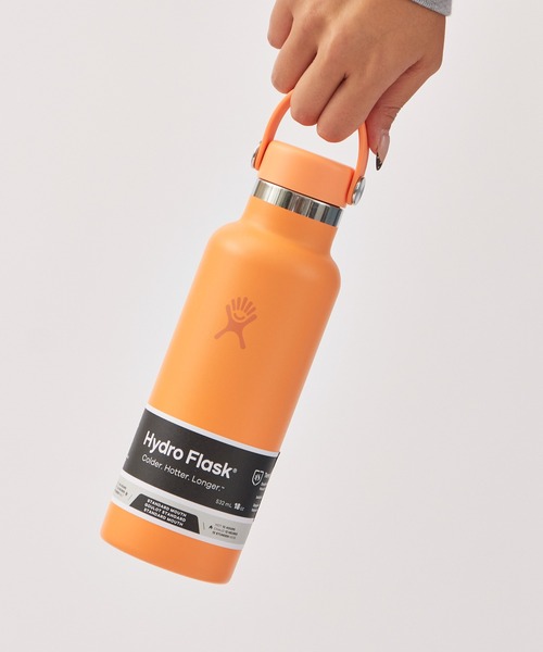 HYDRO FLASK（ハイドロフラスク）の「HydroFlask/ハイドロフラスク 18oz Standard Mouth ステンレスボトル 水筒 2026年春夏（グラス/マグカップ/タンブラー・メンズ・ホワイト/ライトブルー/エメラルドブルー/ブラック/ネイビー/オリーブ/ピンク/イエロー/ブルー/ダークグレー/ミント/シルバーグレー/ピンク系その他/シャーベット/レモンイエロー/レッド/オートミール/オレンジ/パープル/モカ/インディゴブルー/キナリ/ライトパープル/ダークオレンジ・FREE）」の22枚目の写真
