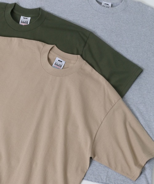 PRO CLUB (プロクラブ)の「PRO CLUB/プロクラブ オーバーサイズ ヘビーウェイト クルーネック 半袖Tシャツ/無地T/レディース メンズ(Tシャツ/カットソー・メンズ・ホワイト/ブラック/パープル/ネイビー/グレー/オリーブ/カーキ/チャコール/ブラウン/ダークグリーン・M/L/XL/XXL)」の8枚目の写真