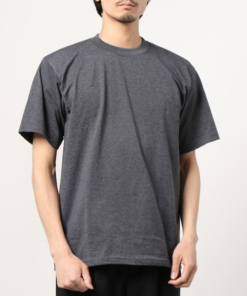 PRO CLUB (プロクラブ)の「PRO CLUB/プロクラブ オーバーサイズ ヘビーウェイト クルーネック 半袖Tシャツ/無地T/レディース メンズ(Tシャツ/カットソー・メンズ・ホワイト/ブラック/パープル/ネイビー/グレー/オリーブ/カーキ/チャコール/ブラウン/ダークグリーン・M/L/XL/XXL)」の19枚目の写真