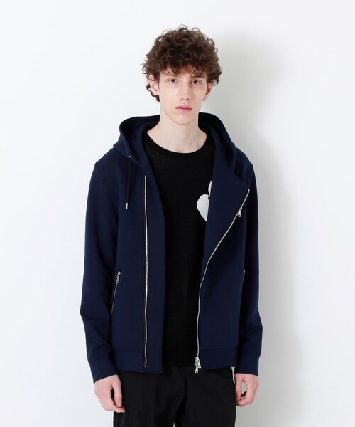 ライダース ジャケット アウター Loveless ラブレス のブルゾン ライダース ニットパーカー ブルゾン ブルゾン Loveless ラブレス の