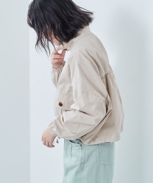 cepo（セポ）の「ミリタリードルマンジャケット（ミリタリージャケット・レディース・オフホワイト/オリーブ・M）」の3枚目の写真