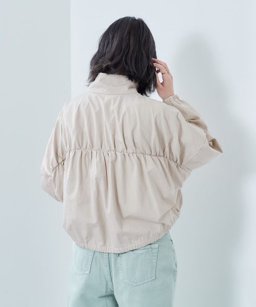 cepo（セポ）の「ミリタリードルマンジャケット（ミリタリージャケット・レディース・オフホワイト/オリーブ・M）」の5枚目の写真