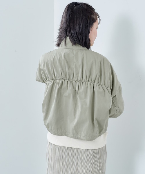 cepo（セポ）の「ミリタリードルマンジャケット（ミリタリージャケット・レディース・オフホワイト/オリーブ・M）」の8枚目の写真