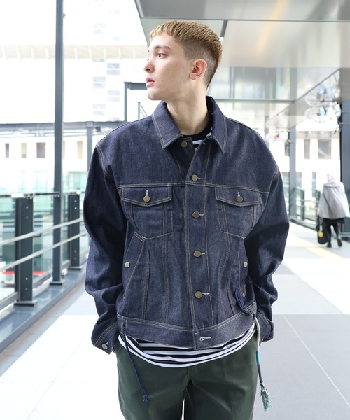 ライオットファセッタズム デニムジャケットRIOT FACETASM＞ DENIM JKT